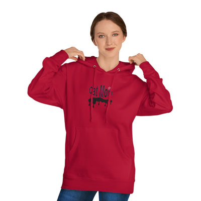 Unisex Hooded Sweatshirt - Cat Mom