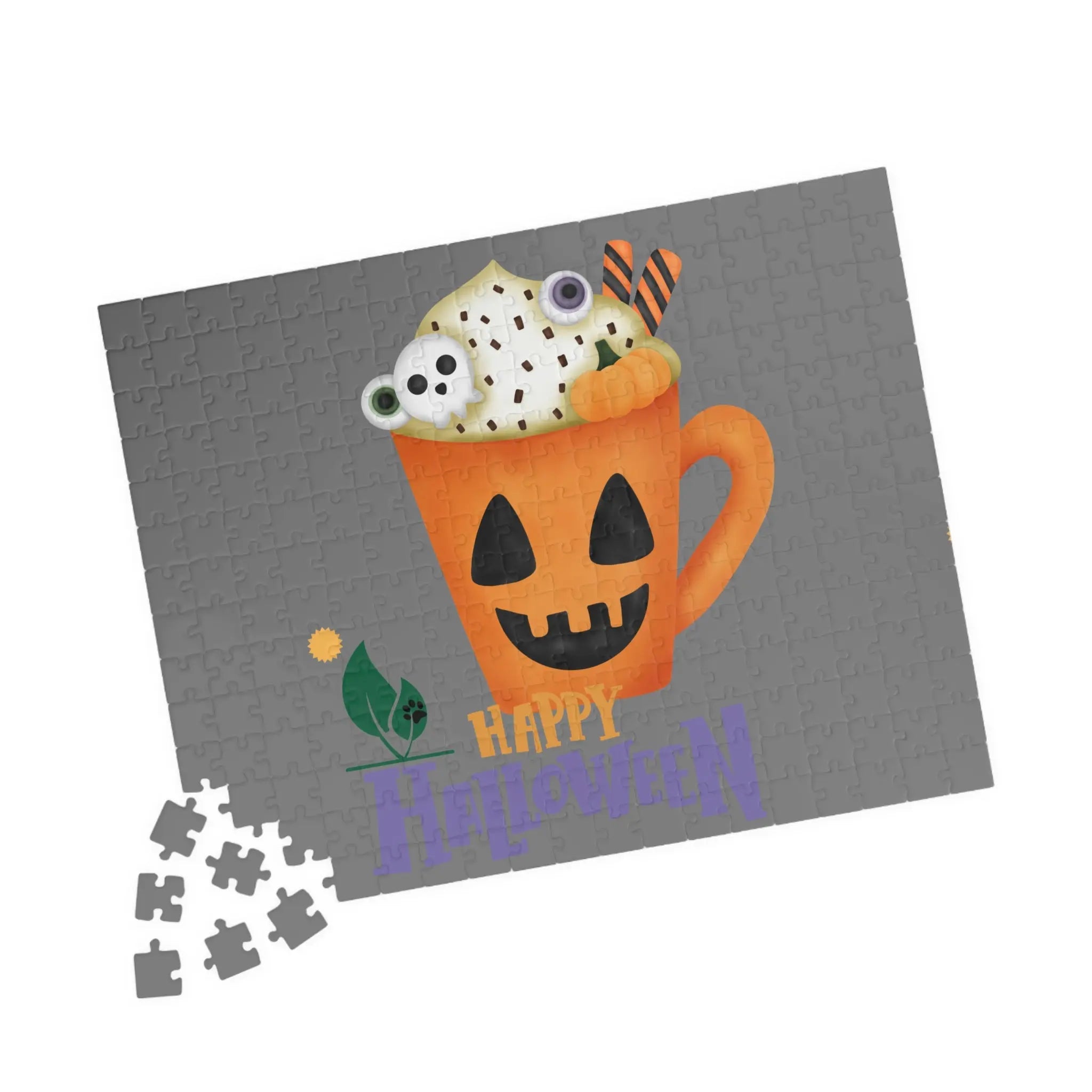 Happy Halloween Puzzle (110, 252, 520, 1014-piece) Printify