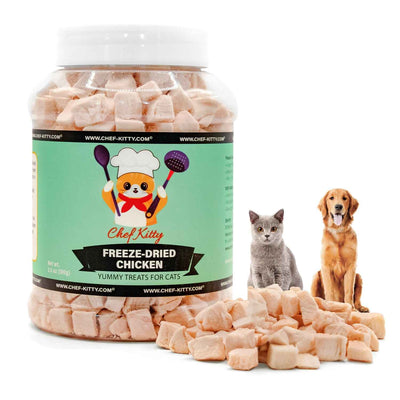 Freeze Dried Chicken Treats - Made from 100% Human Grade Chicken Breast - Only 1 Ingredient